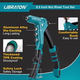 LIBRATON ergonomic handle TPR grip detail offering comfort benefit