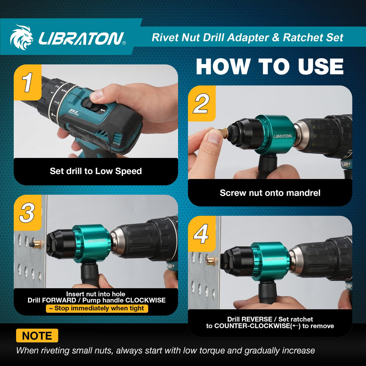 LIBRATON full kit layout on workbench highlighting included accessories