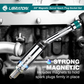 LIBRATON length comparison of 4, 6, 10 inch sockets for reach options