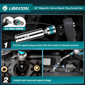 LIBRATON organized blow-molded case keeping sockets neatly stored