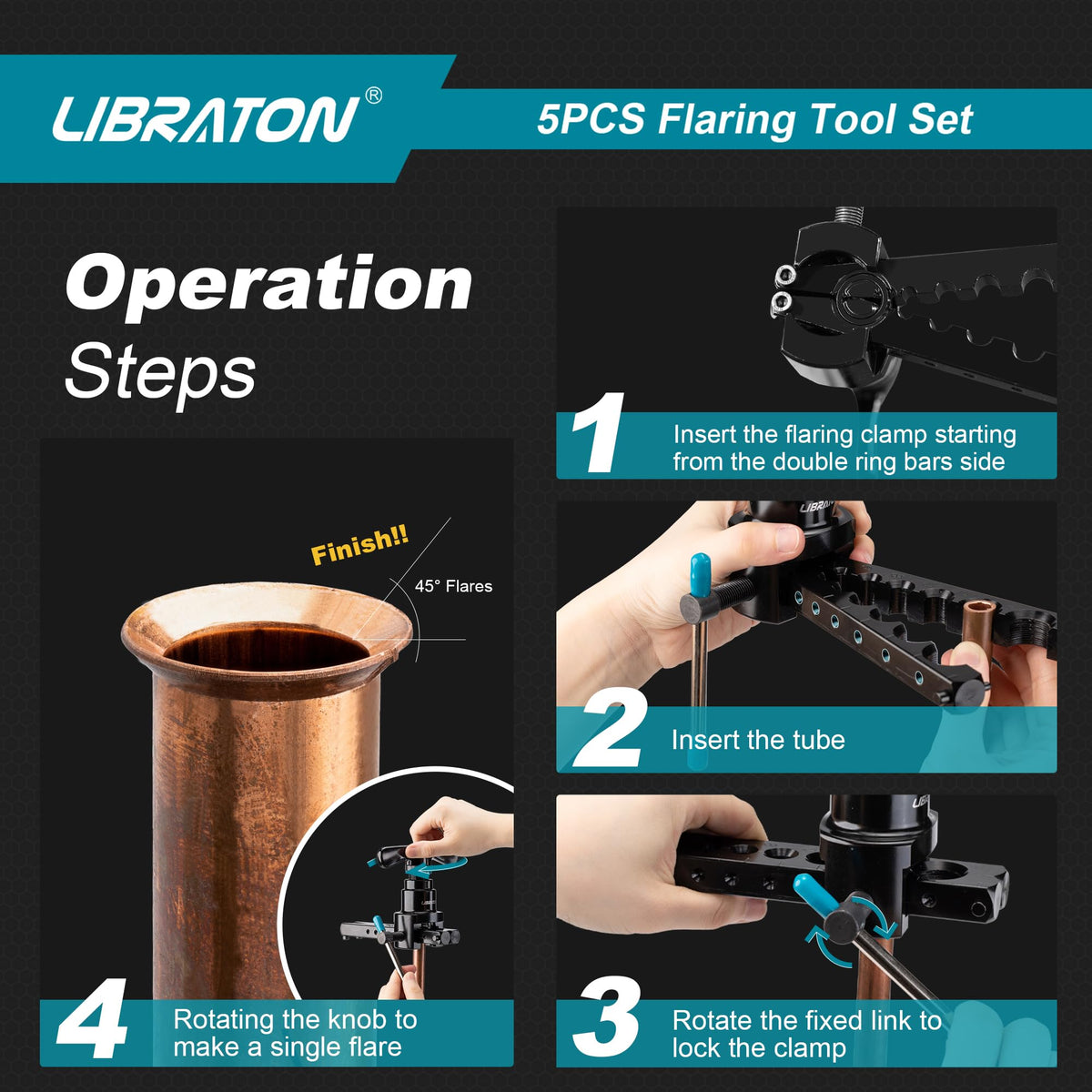 LIBRATON organized kit packed in case for neat storage and transport convenience