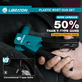 LIBRATON PVC ergonomic handle detail offering anti-slip grip and comfortable one-hand operation