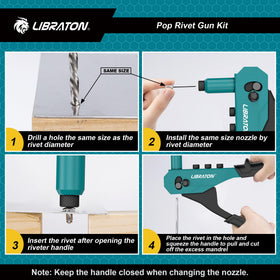 LIBRATON handle closeup with TPR grip delivering comfortable leverage