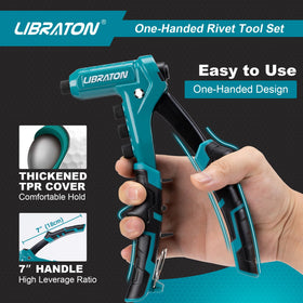 LIBRATON one-handed handle detail highlighting comfortable TPR grip