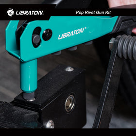 LIBRATON rivet kit packed layout displaying included parts for immediate use