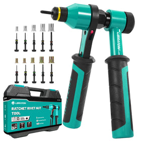 LIBRATON rivet nut tool front view showing compact head and durable finish