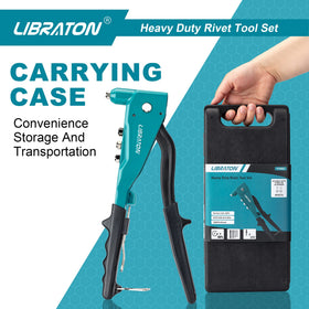 LIBRATON rivets and HSS drill bits layout enabling full-process riveting