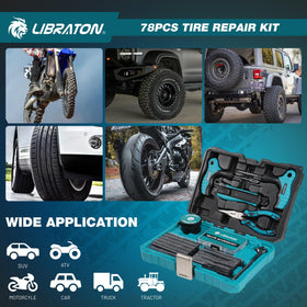LIBRATON size comparison with hand illustrating compact travel-ready kit
