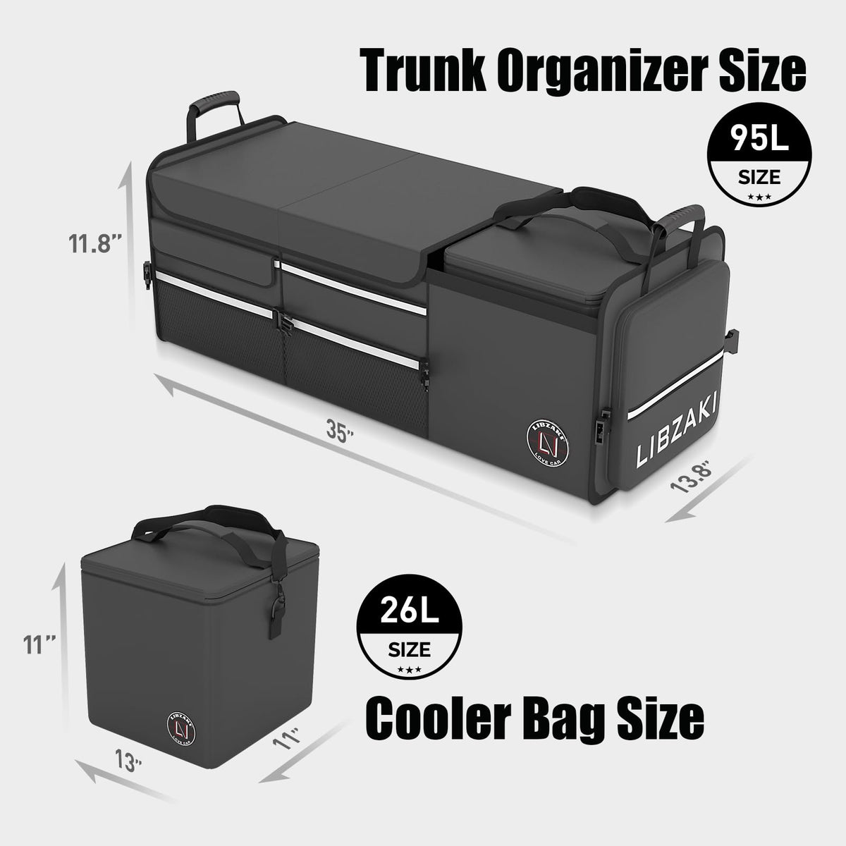 LIBZAKI folded flat storage demonstrating compact, space-saving convenience