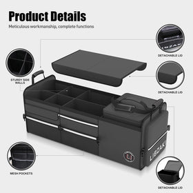 LIBZAKI in-car lifestyle use organizer reducing trunk clutter effectively