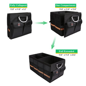 LIBZAKI loaded in trunk illustrating secure transport of groceries