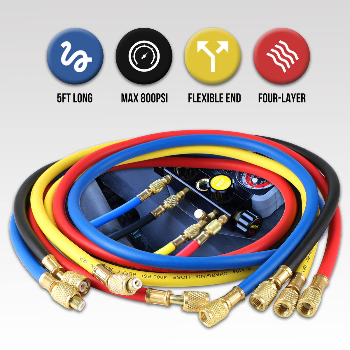 Lichamp full accessory layout for ready-to-use professional servicing