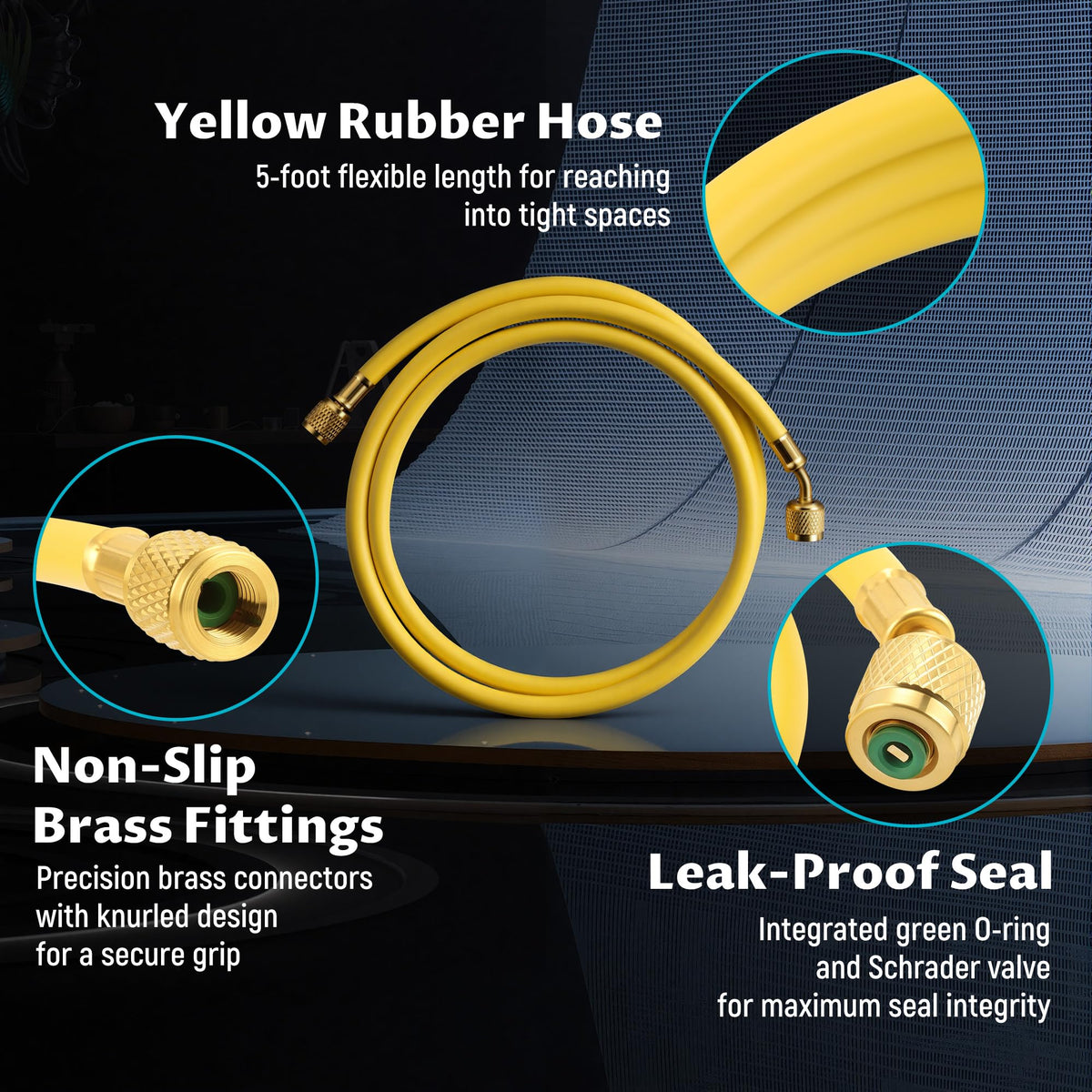 Lichamp 45-degree angled end detail improving adapter access in tight service areas