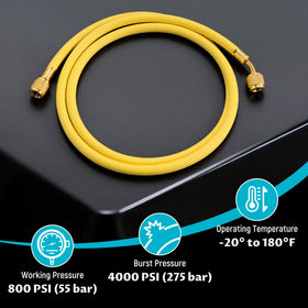Lichamp brass fitting and PTFE seal close-up showing leak-resistant connection benefit