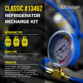 Lichamp bullet piercing valve detail with L key for secure puncture control