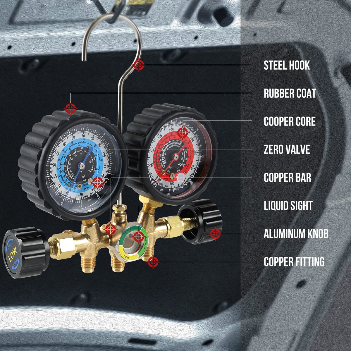 Lichamp puncture self-sealing can taps and adapters for quick can charging