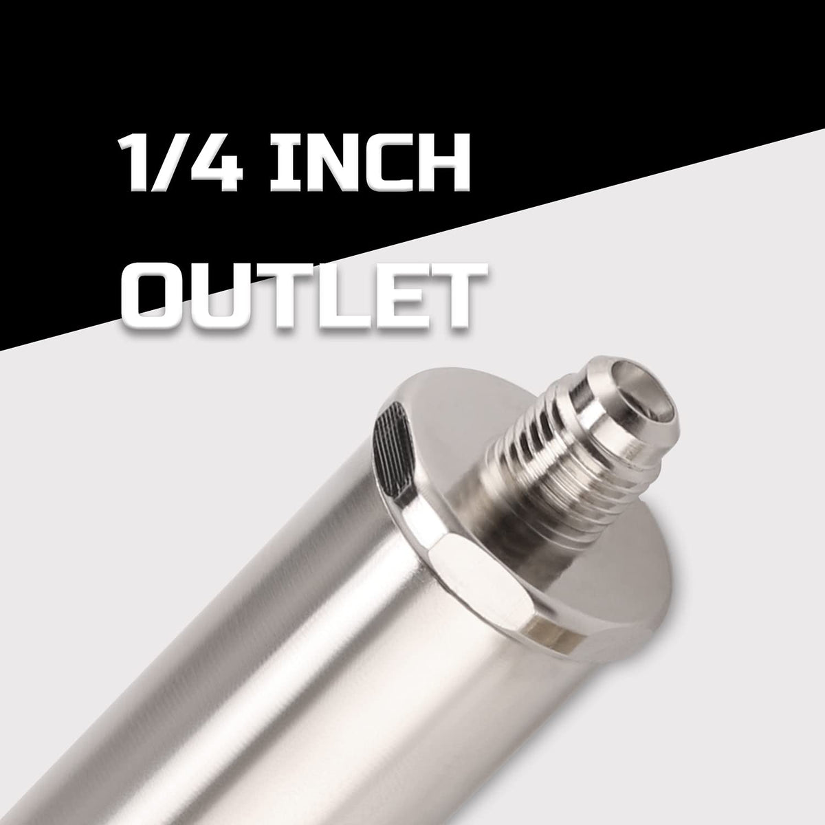 Lichamp close-up automatic check valve visible to protect against backflow during vacuum