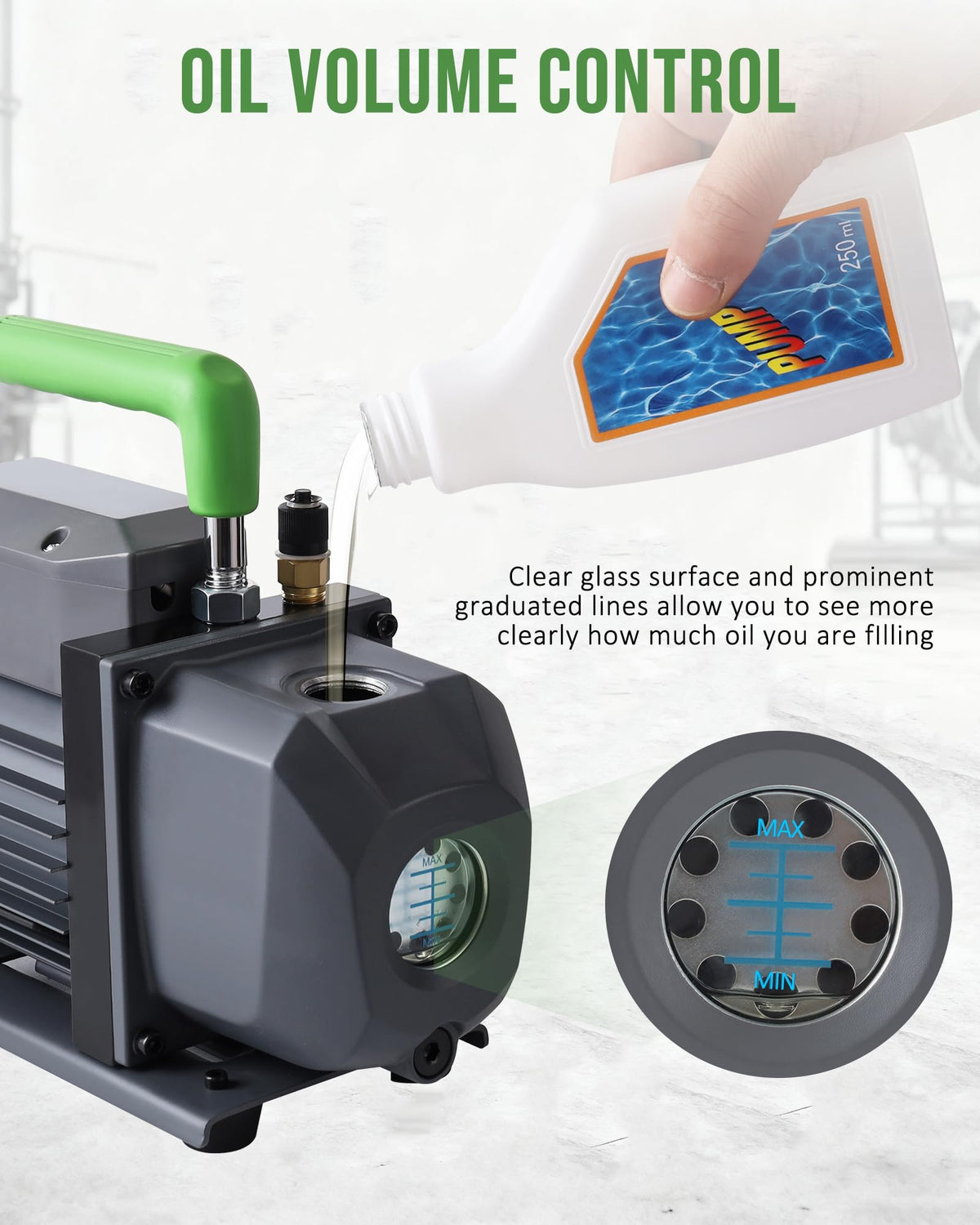 Lichamp connected to car AC system demonstrating practical service use