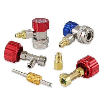 Lichamp QA01 front packaging showing full adapter kit and benefits