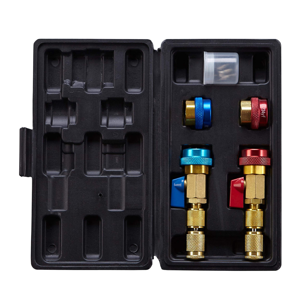 Lichamp front view open case showing organized tools and parts for fast access