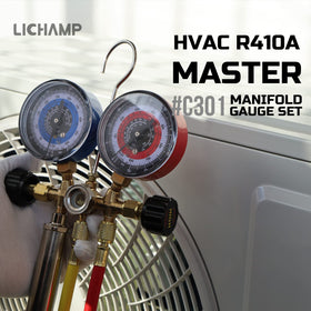 Lichamp close-up of large colored dials for fast, accurate pressure reading