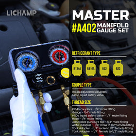 Lichamp closeup of large colored dials for quick readable pressure checks