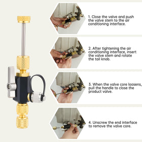 Lichamp magnetic base holding the tool on metal to prevent loss and speed tasks