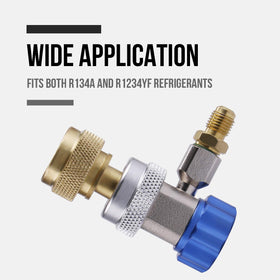 Lichamp quick coupler showing snap-lock engaged for fast attachment