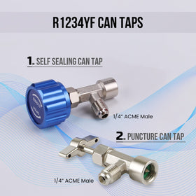 Lichamp tank adapter and removable copper adapter with O-ring seals for secure linking