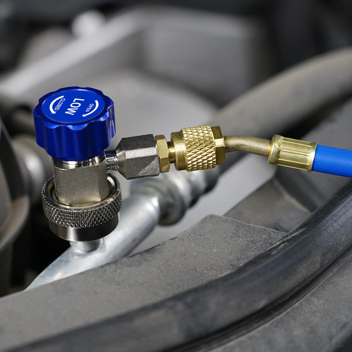 Lichamp dual-head valve core remover showing easy valve servicing