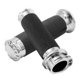 LIDSCURA grips in lifestyle riding scene highlighting comfort and style