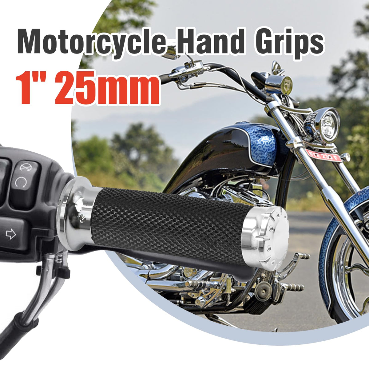 LIDSCURA throttle-side grip detail showing precise fit and control