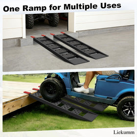 LIEKUMM ramp in garage lifestyle setup showing portability and everyday readiness