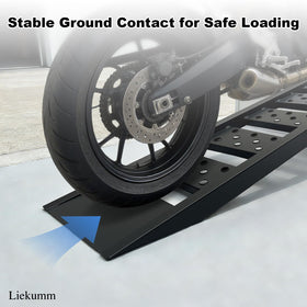 LIEKUMM ramp side profile with scale to show compact 40-inch length benefit