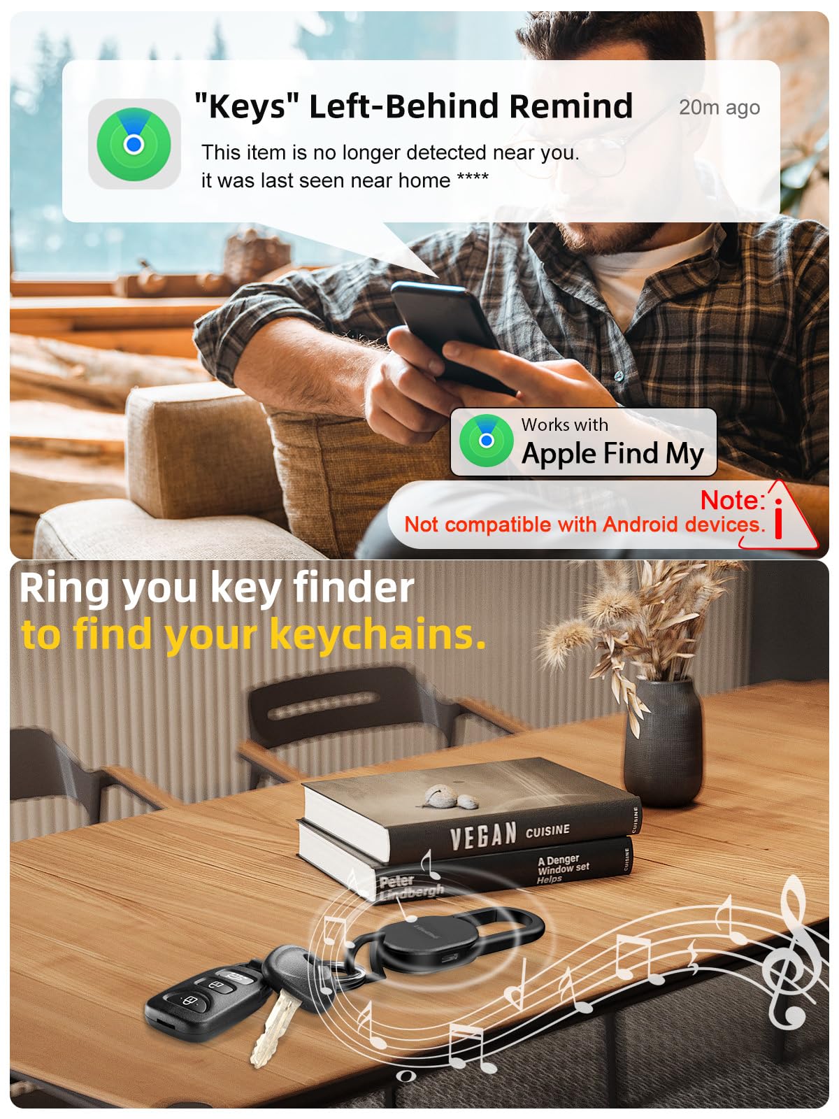 LifeChé attached to a belt loop demonstrating easy clip-on convenience