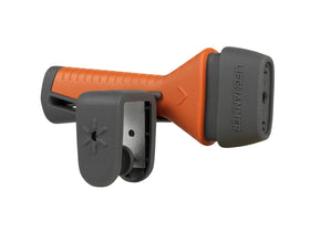 Close-up of Lifehammer ceramic hammer head highlighting break strength benefit