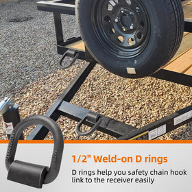 lifgarfe forged steel close-up showing durable D-ring texture and strength benefit