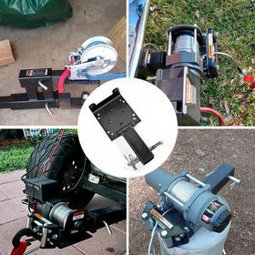 lifgarfe mounted on ATV during recovery showing stable winching support