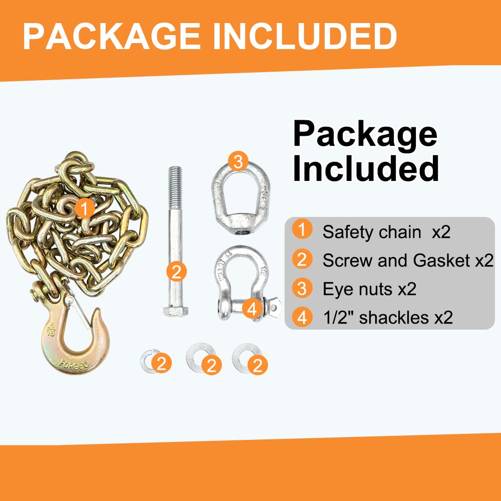 lifgarfe shackle and eye nut hardware showing solid connection and easy installation