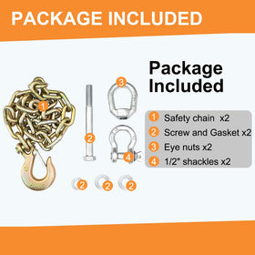 lifgarfe shackle and eye nut hardware showing solid connection and easy installation