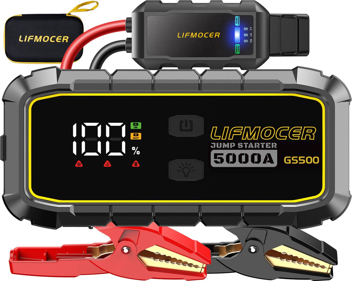 LIFMOCER GS500 front view showing compact design and portable benefit