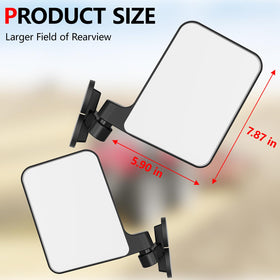 Lifronkit mirror folded position showing adjustable 220-degree pivot for storage