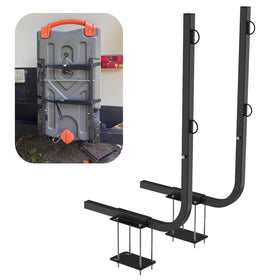 Lifronkit front view mounted on RV bumper showing secure transport