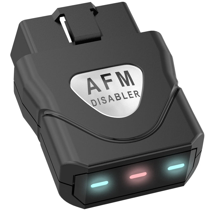 LifterAxis front view of AFM Disabler showing compact plug design and reliability