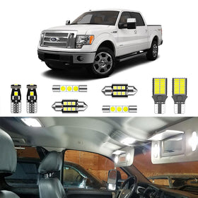 LIGHSTA front packaging showing complete F-150 LED kit and contents for easy upgrade