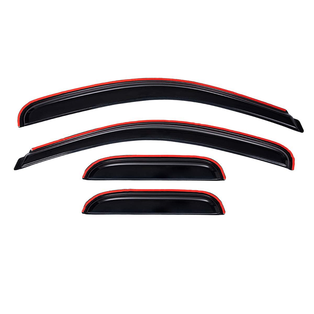 Lightronic visor beside ruler showing scale for accurate vehicle fit