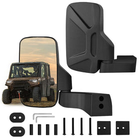 LIHAIPAI front door-mounted mirror showing full-profile and clearer view