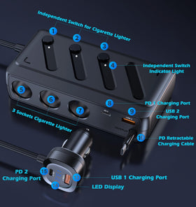 LIHAN product packaging with replaceable fuse shown for added electrical safety