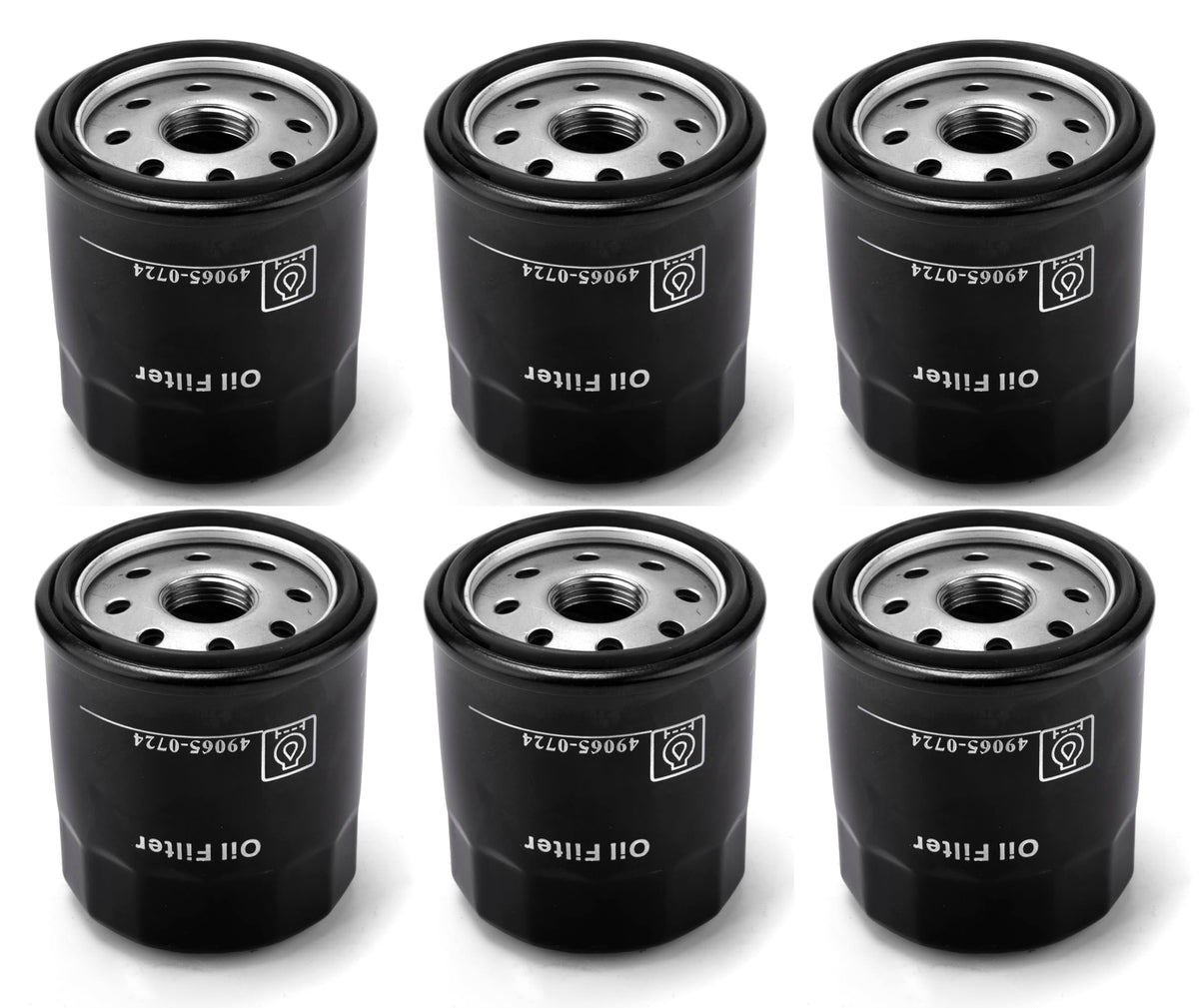 LikeLion oil filter front view showing label and fitment for easy identification and correct replacement