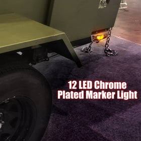 LiLoom box with four lights and screws showing all included mounting hardware